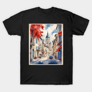 Laval France Vintage Travel Poster Tourism T-Shirt